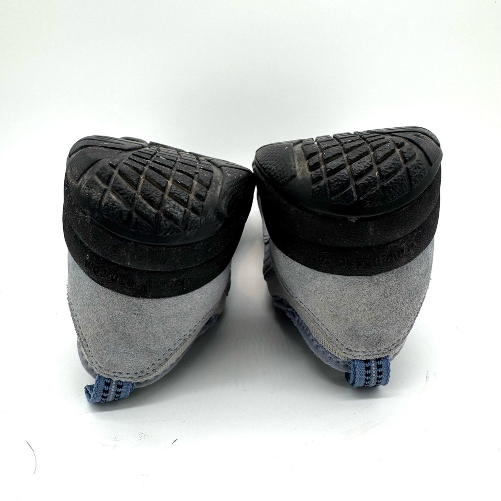 LL Bean Light Blue Suede Leather Bungee Lace Hiking Shoes Size 9.5 - Picture 9 of 9
